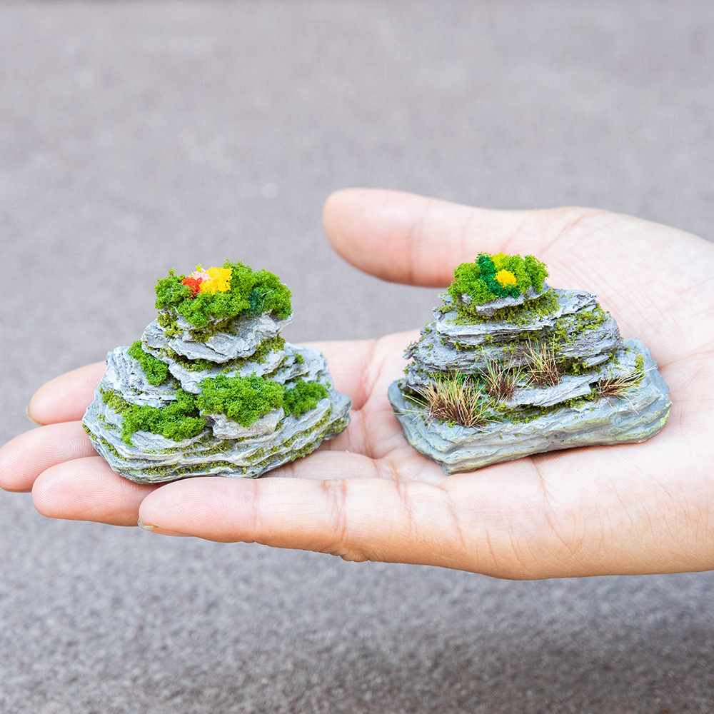 Bonsai Garden Layout - Rocalla en Miniatura, Montaña Decorativa, Modelo