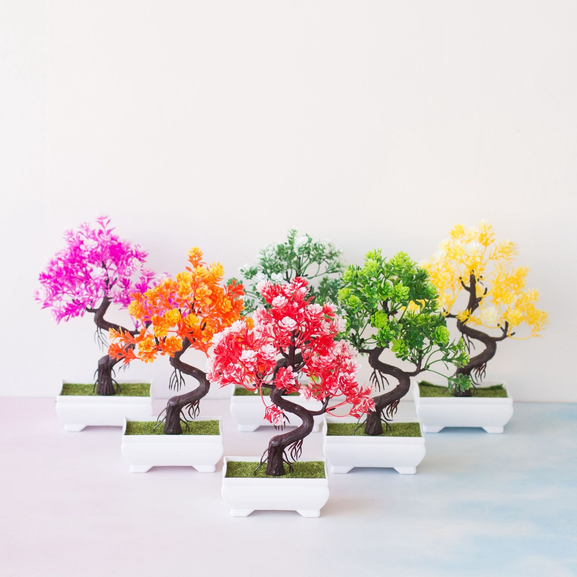 Bonsai Tree Zen Garden - Bonsái Artificial en Maceta, Pequeño Árbol