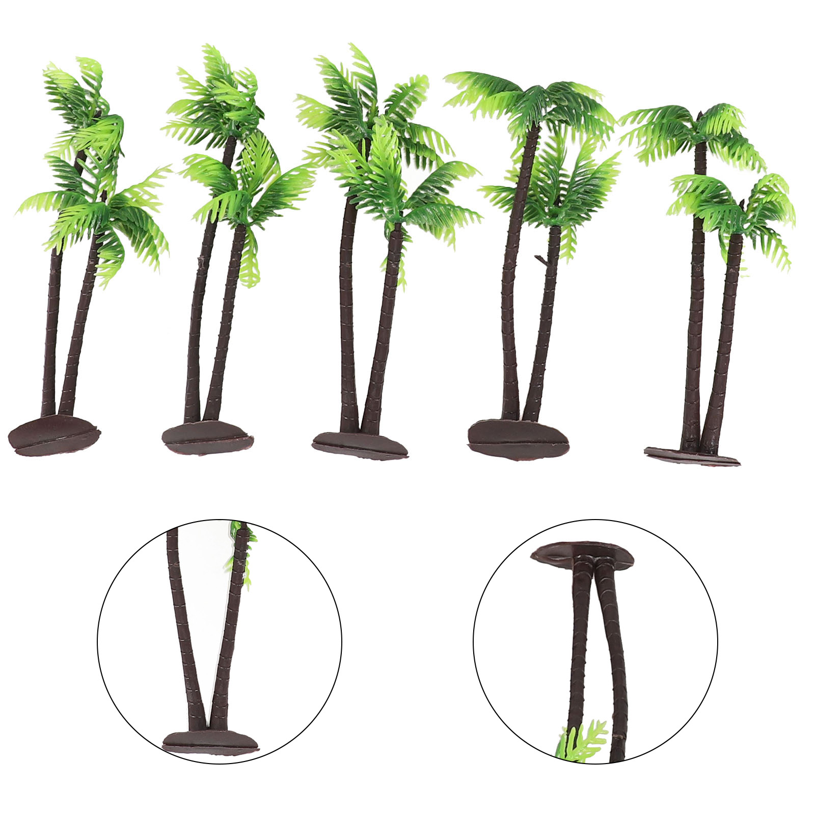 Bonsai Garden Layout - 5 Piezas de Palmeras de Coco