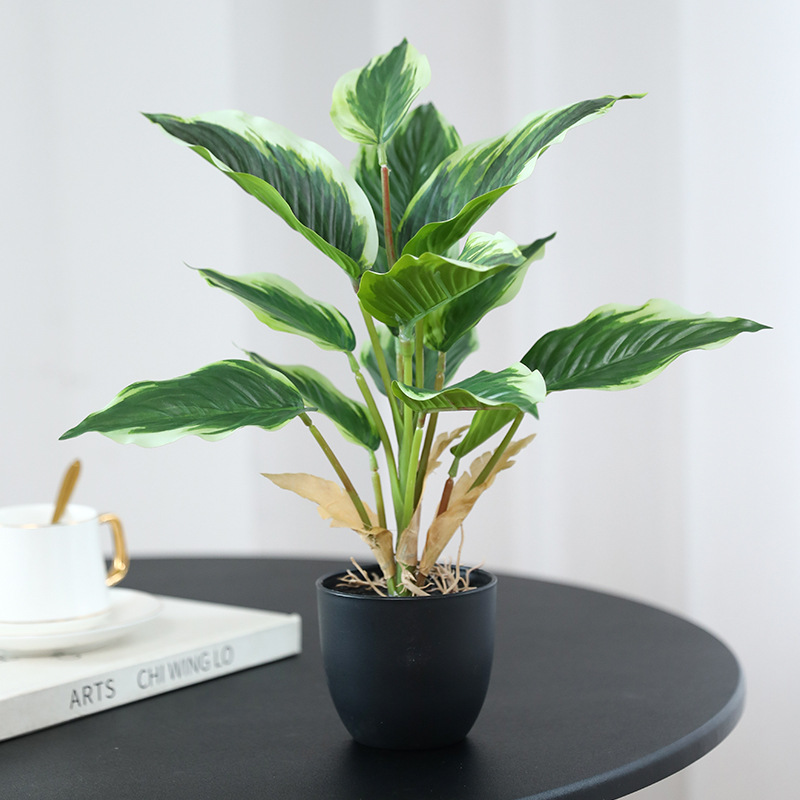 Bonsai Garden Layout - Plantas Verdes Artificiales, Pothos en Maceta,