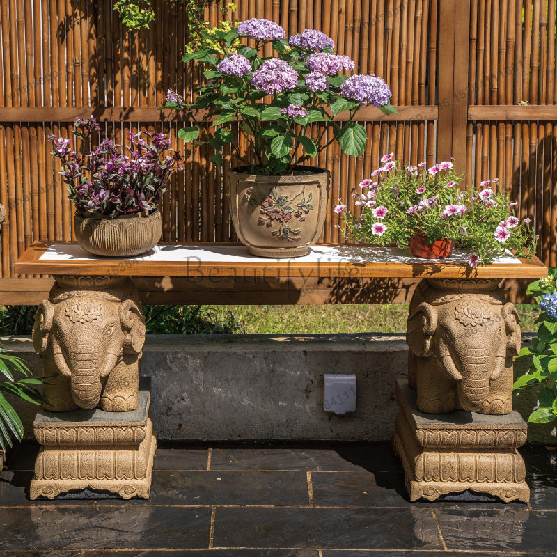 Terraza jardín diseño teca ext - Bonsai Garden Layout reseña y precio