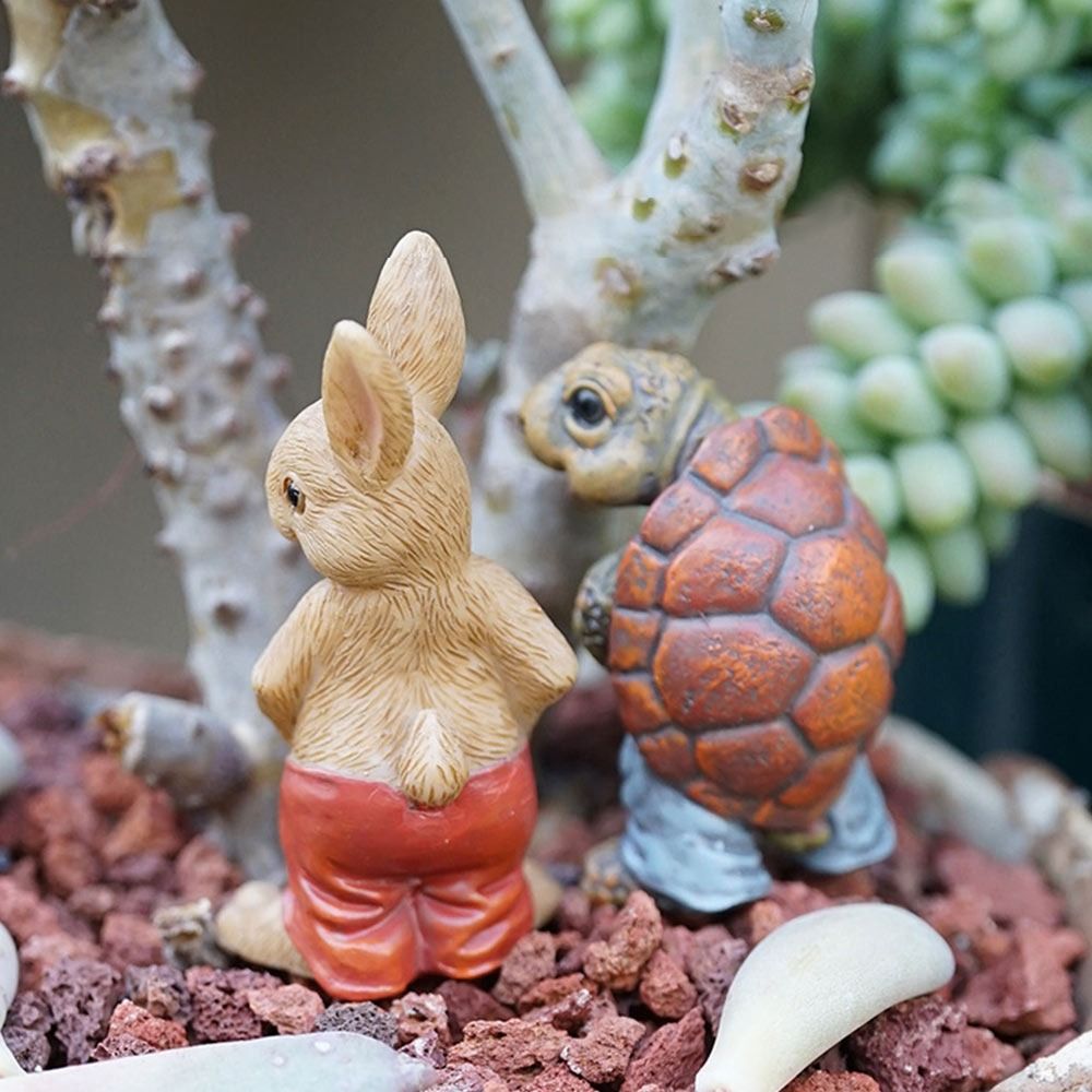 Figuras de Conejos de Dibujos  - Landscape Bonsai Garden reseña y precio