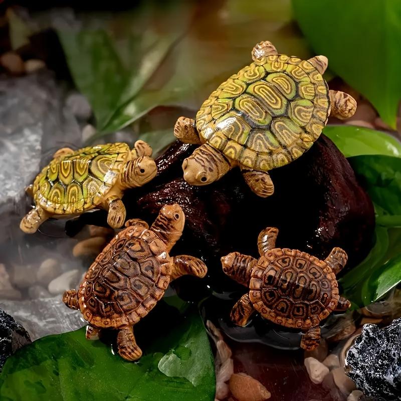 6 Mini Estatuas de Tortuga par - Landscape Bonsai Garden reseña y precio