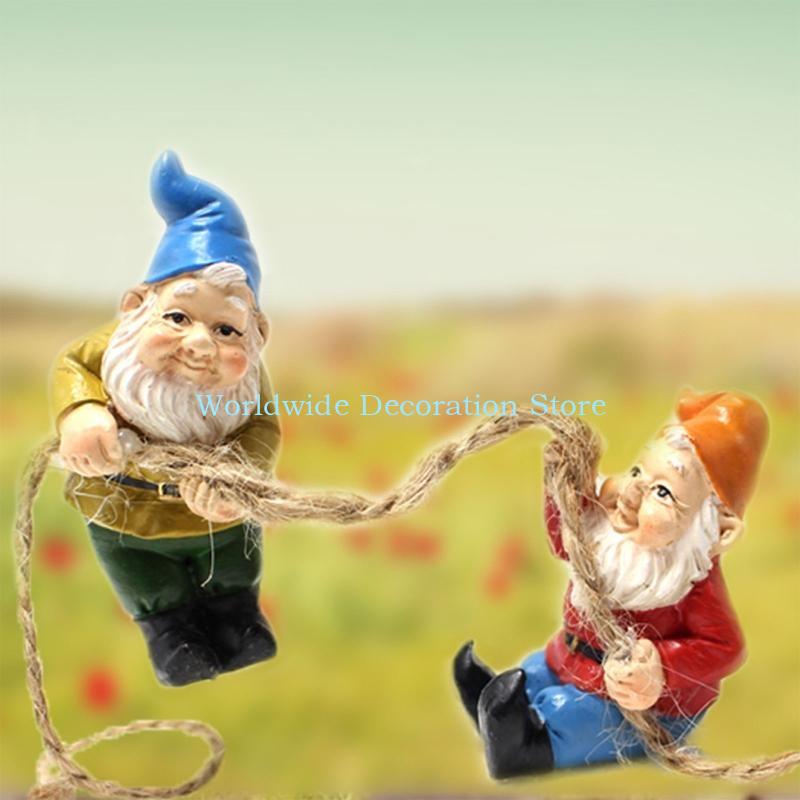Q39B 4pcs Figuras resina enana - Bonsai Garden Layout reseña y precio