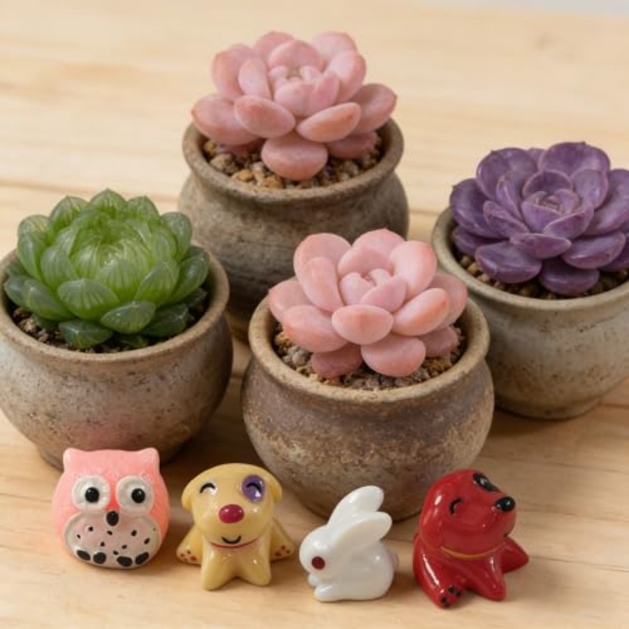 74 Piezas de Mini Animales en  - Bonsai Garden In Japan reseña y precio
