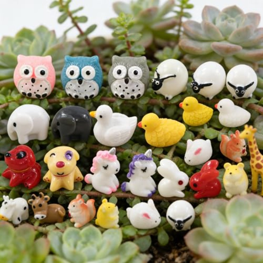 74 Piezas de Mini Animales en  - Bonsai Garden In Japan reseña y precio