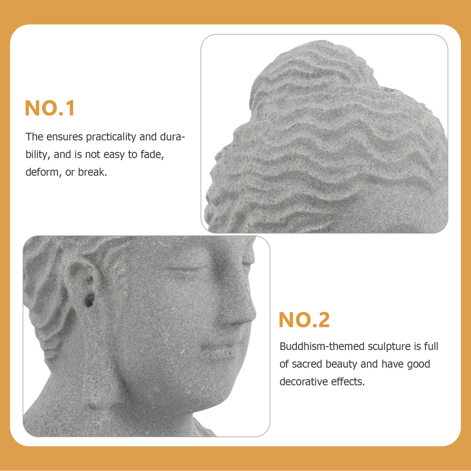 Estatua de Buda Meditando para - Bonsai Garden Home reseña y precio