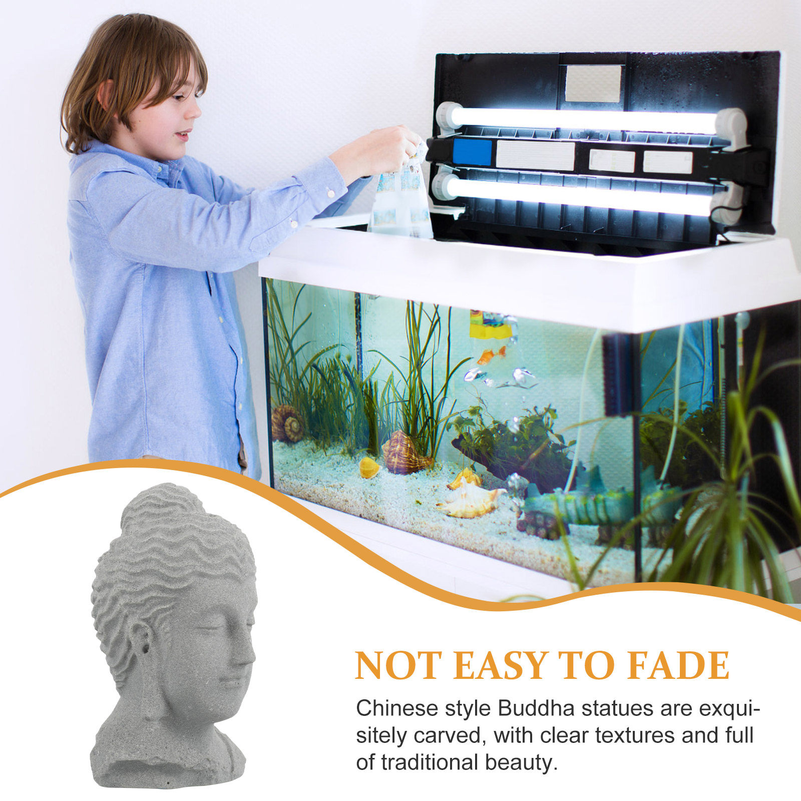 Estatua de Buda Meditando para - Bonsai Garden Home reseña y precio