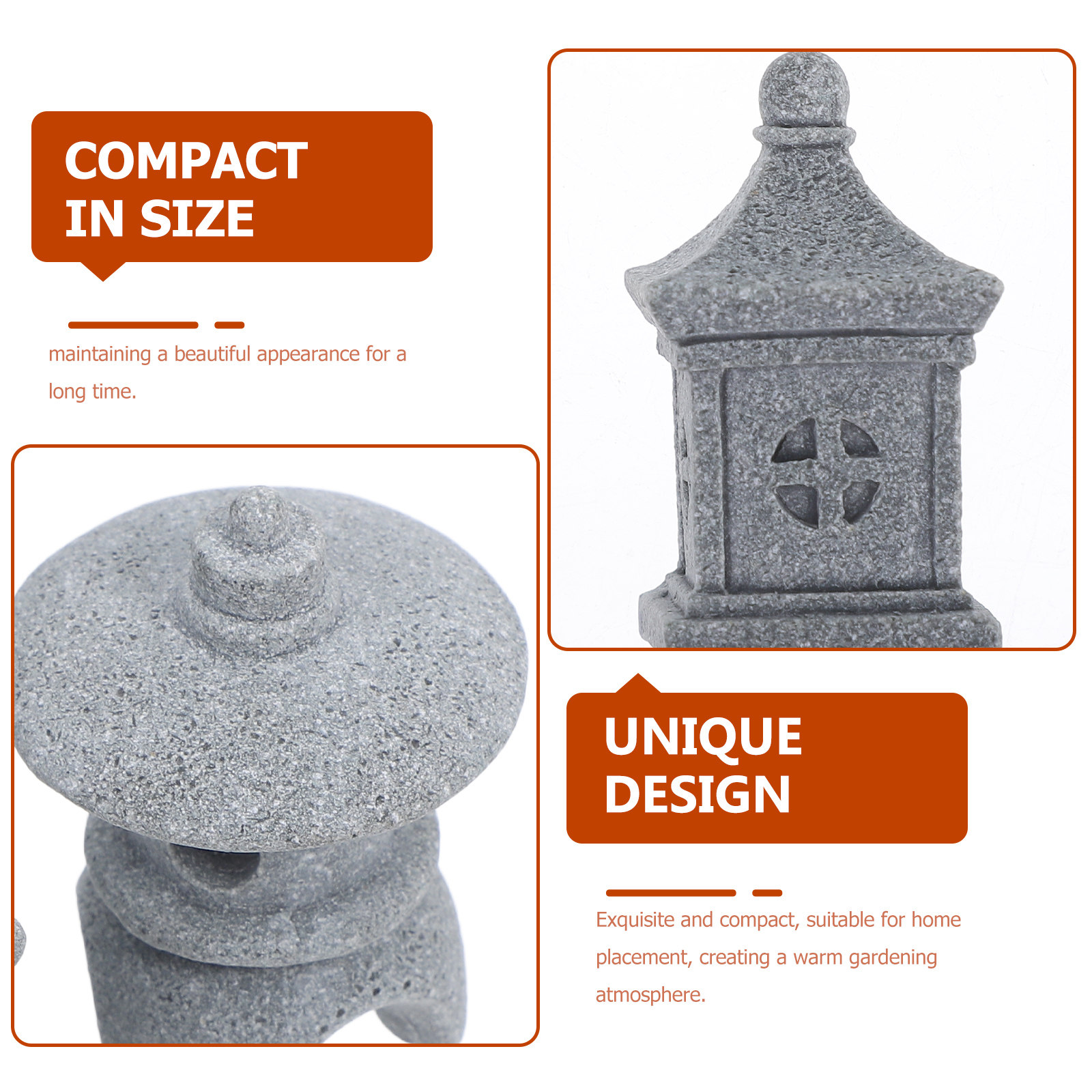 3 Piezas de Mini Pagoda de Pie - Landscape Bonsai Garden reseña y precio