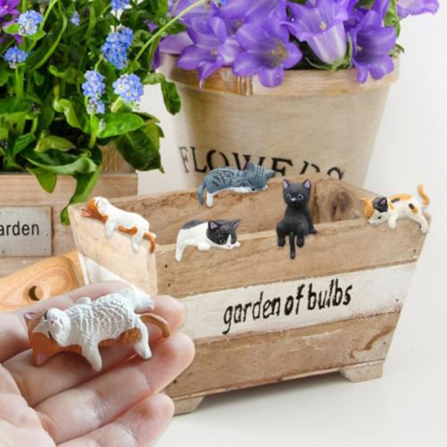 Figuras de Gatos en Miniatura, - Bonsai Garden In Japan reseña y precio