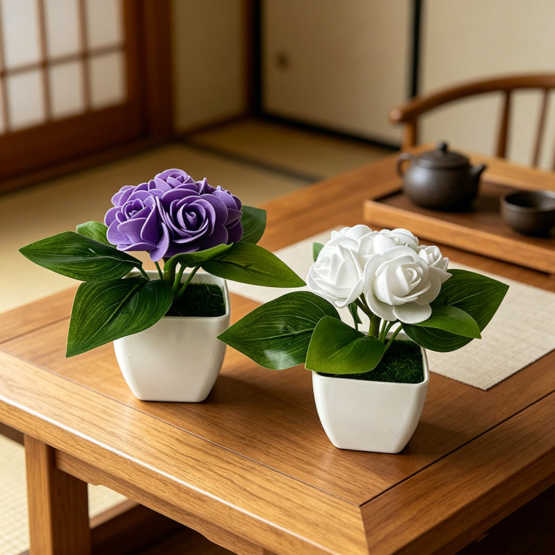 Maceta Pequeña de Cerámica con - Bonsai Garden Restaurant reseña y precio