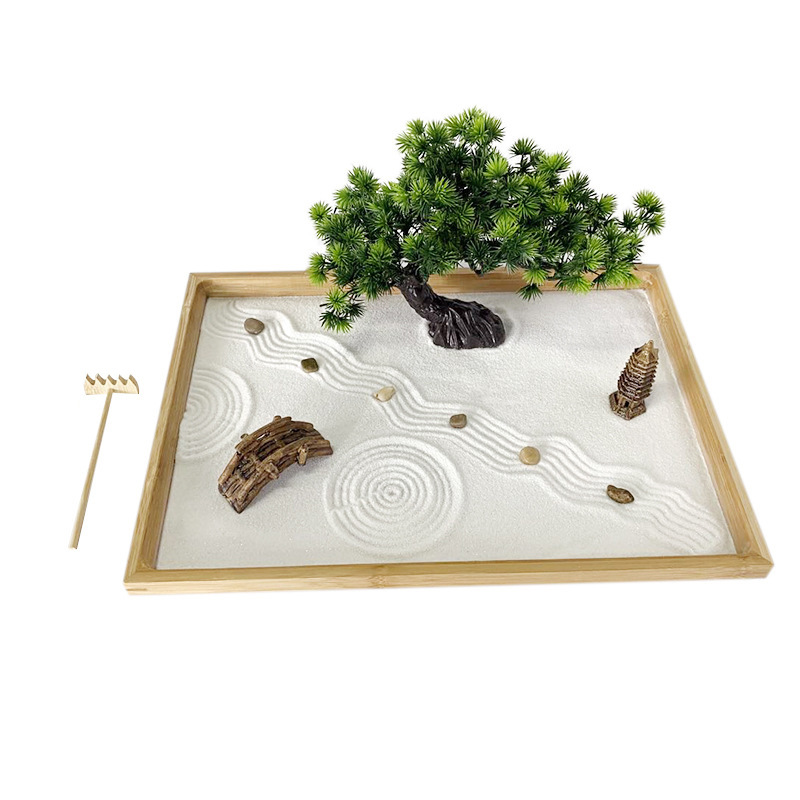 Jardín Zen japonés para escrit - Bonsai Tree Zen Garden reseña y precio