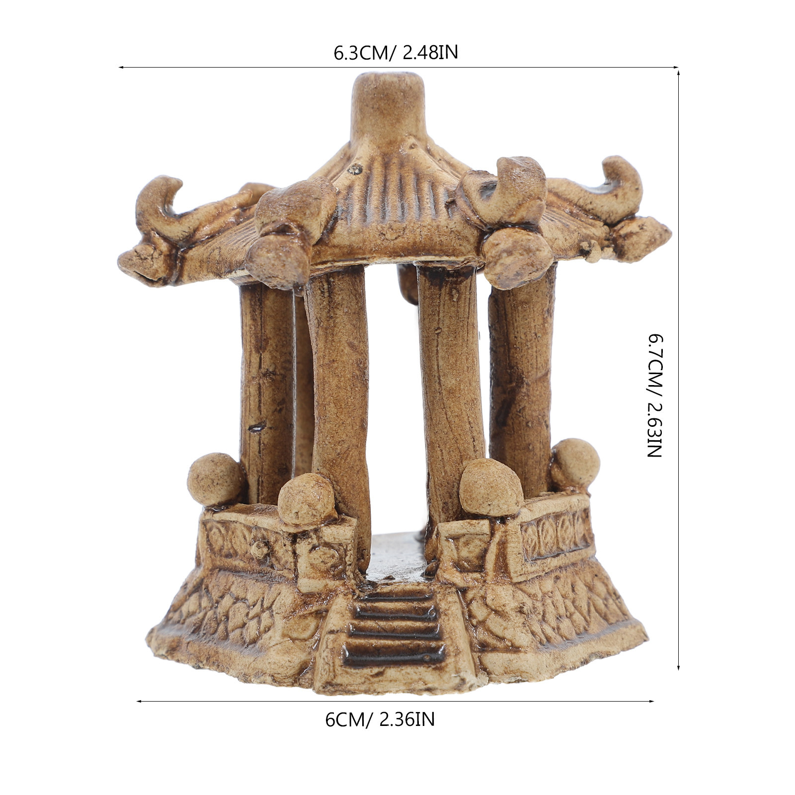 Pagoda Hexagonal de Cerámica e - Landscape Bonsai Garden reseña y precio