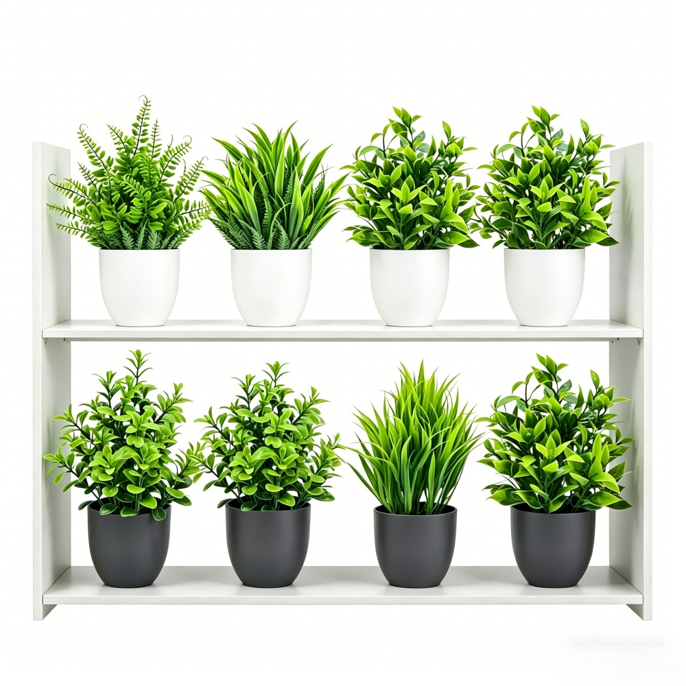 Juego de 4 Mini Plantas Artifi - Bonsai Garden Home reseña y precio