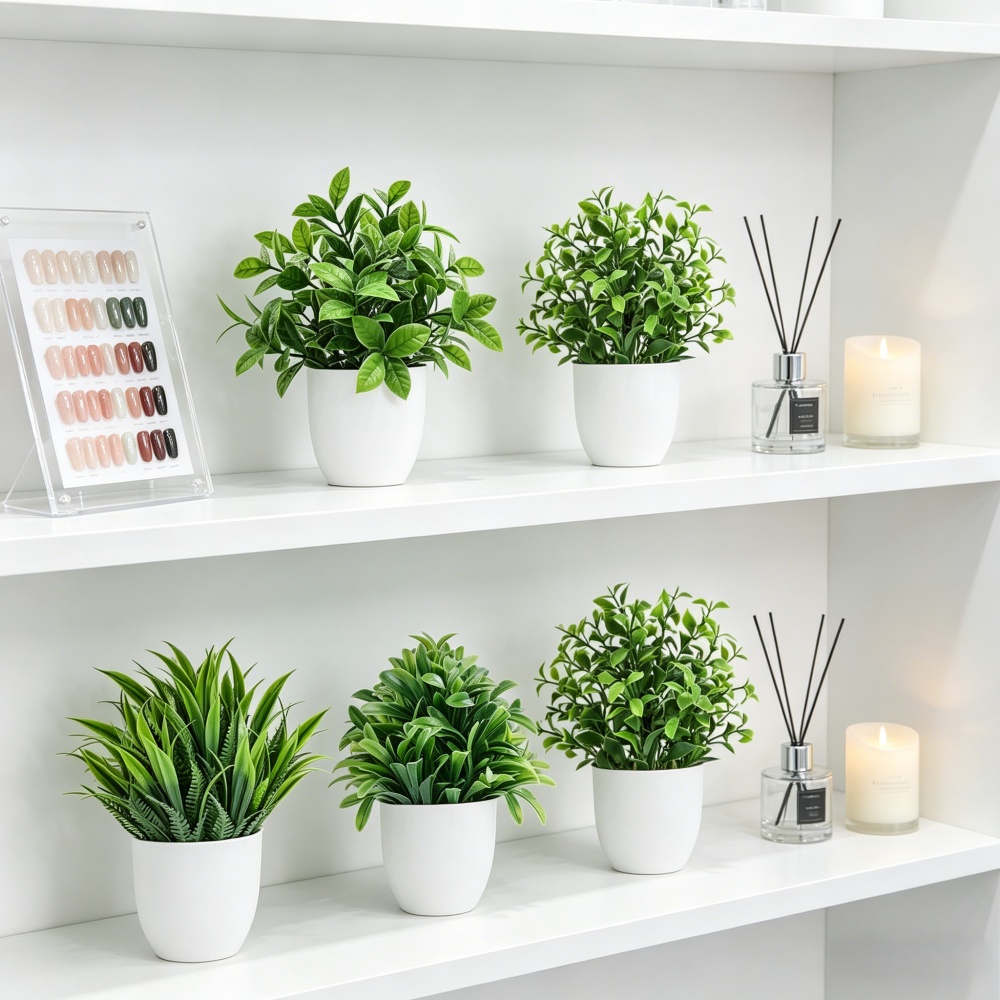 Juego de 4 Mini Plantas Artifi - Bonsai Garden Home reseña y precio
