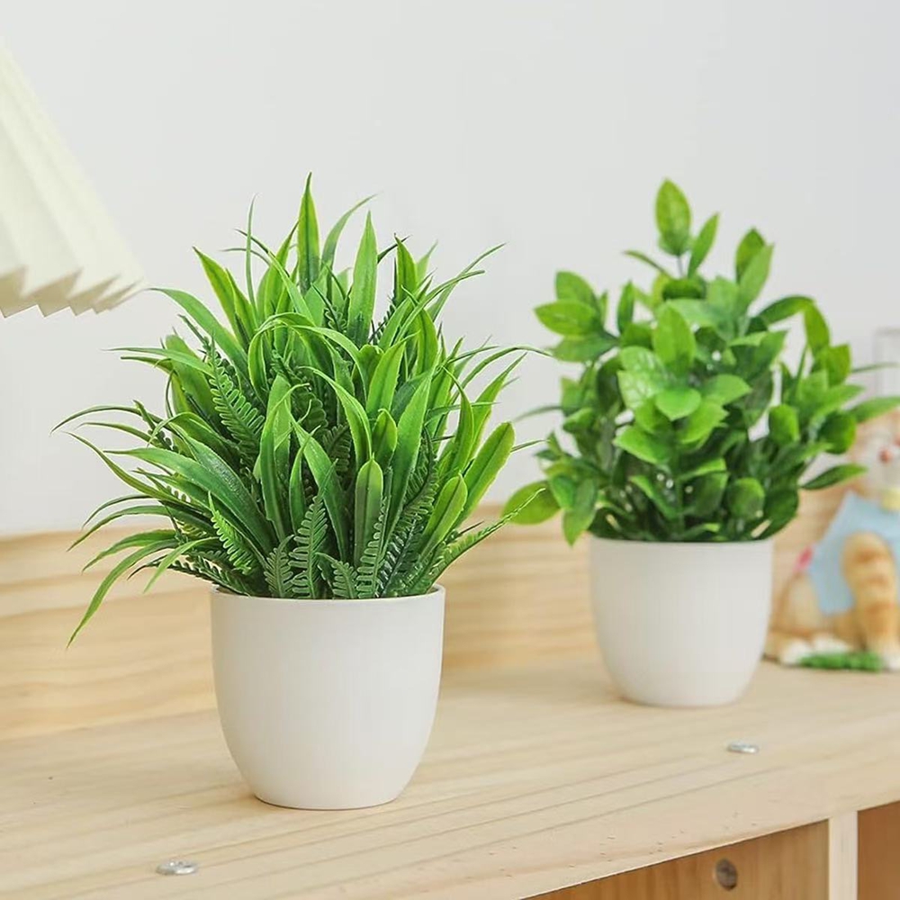 Juego de 4 Mini Plantas Artifi - Bonsai Garden Home reseña y precio