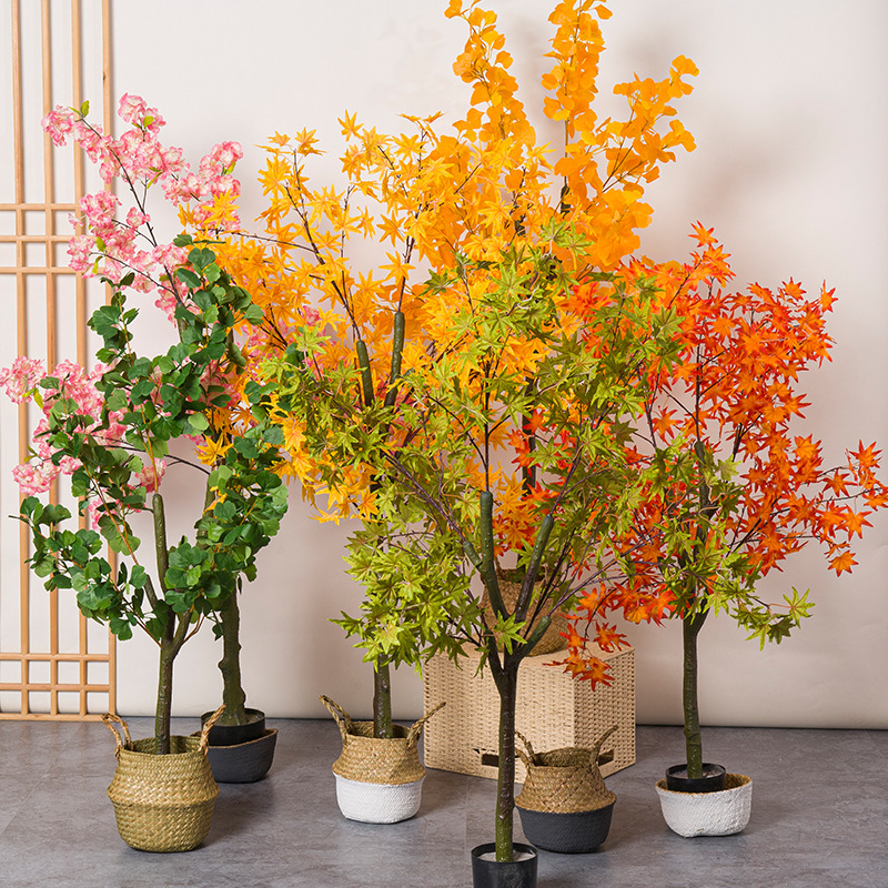 Árbol de arce rojo Artificial, - Bonsai Garden Restaurant reseña y precio