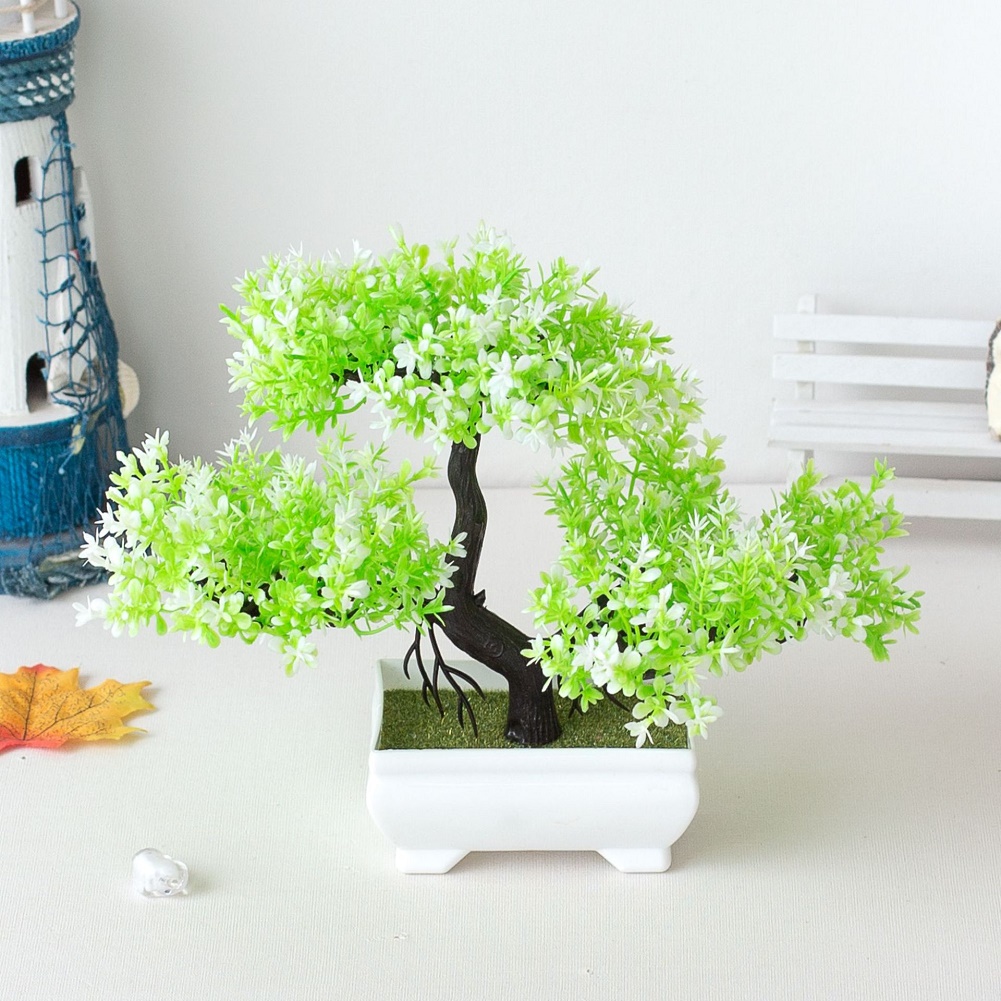 Plantas artificiales en maceta - Bonsai Garden Home reseña y precio