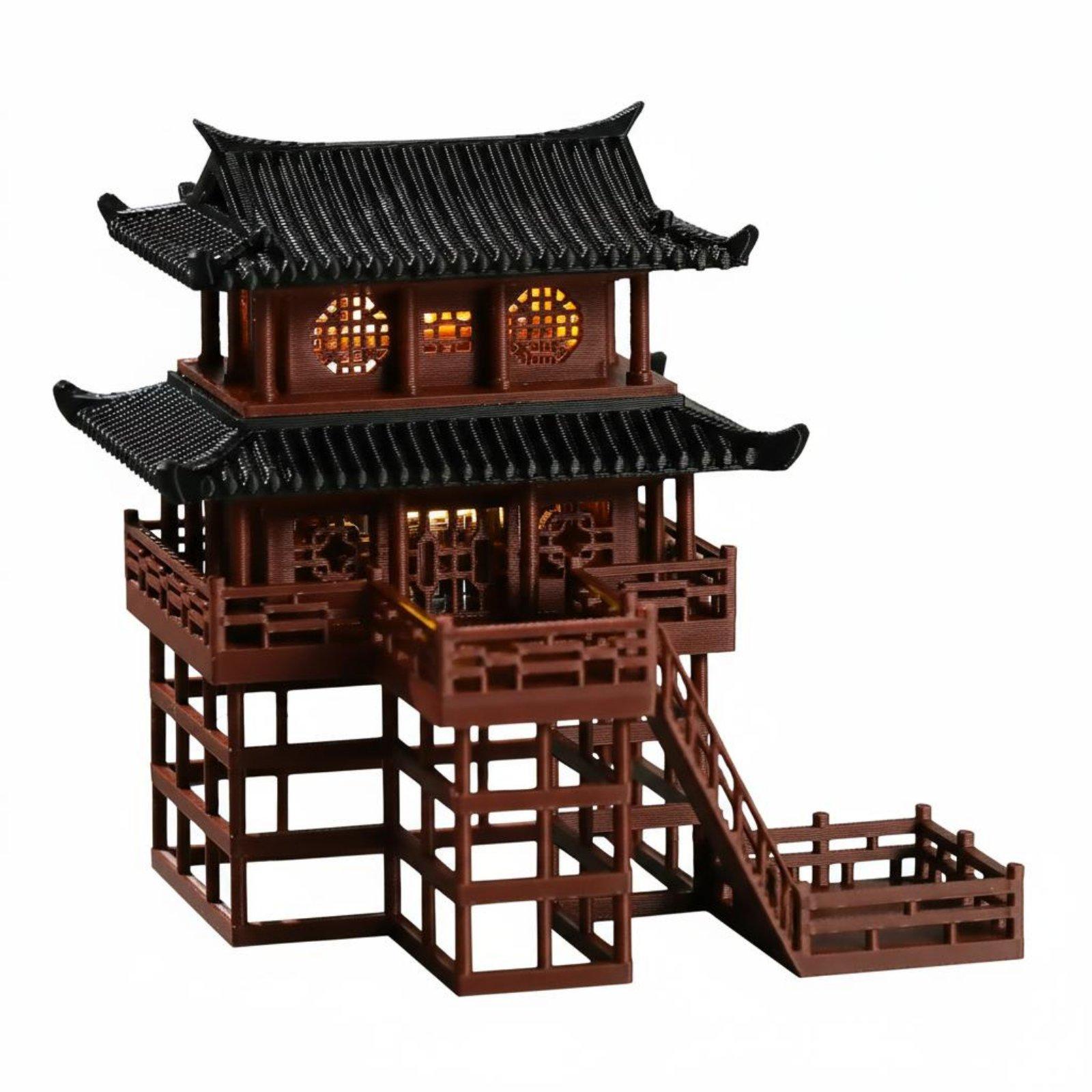 Miniatura de Pagoda de Plástic - Landscape Bonsai Garden reseña y precio